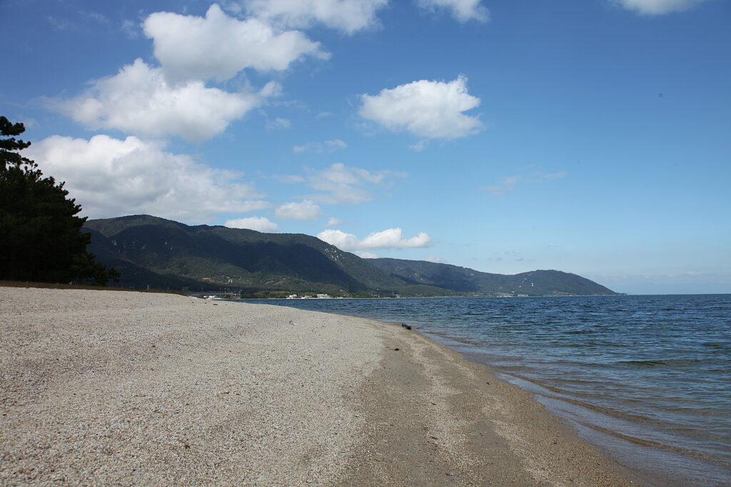 琵琶湖の美しい景色を求めて――琵琶湖八景の旅　二景　涼風　雄松崎の白汀